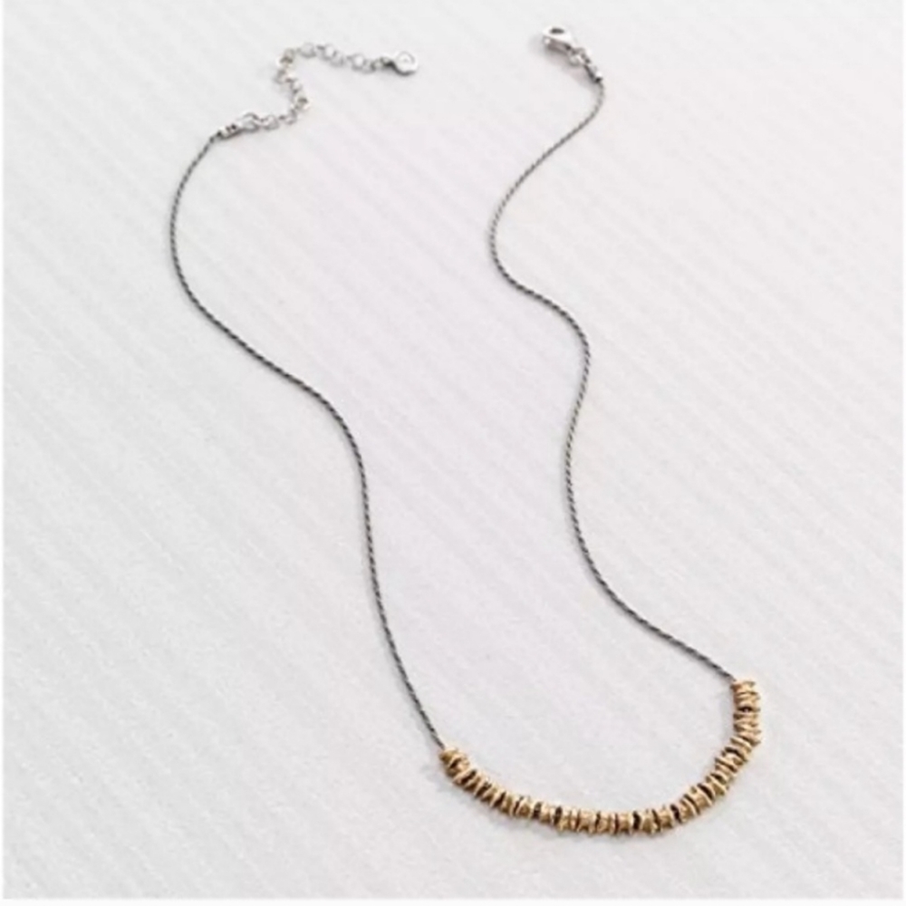 Silpada Necklace 925 Sterling Silver Brass PRECIOUS PEBBLES